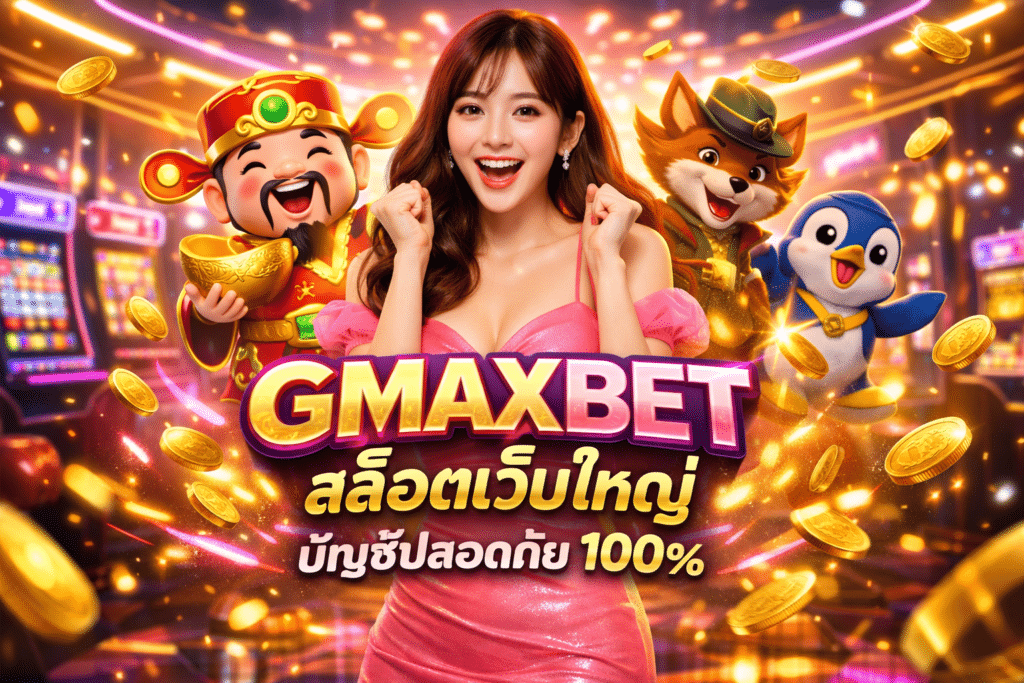 GMAXBET สล็อตเว็บใหญ่ บัญชีปลอดภัย 100%