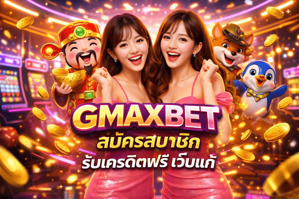 GMAXBET สมัครสมาชิก รับเครดิตฟรี เว็บแท้