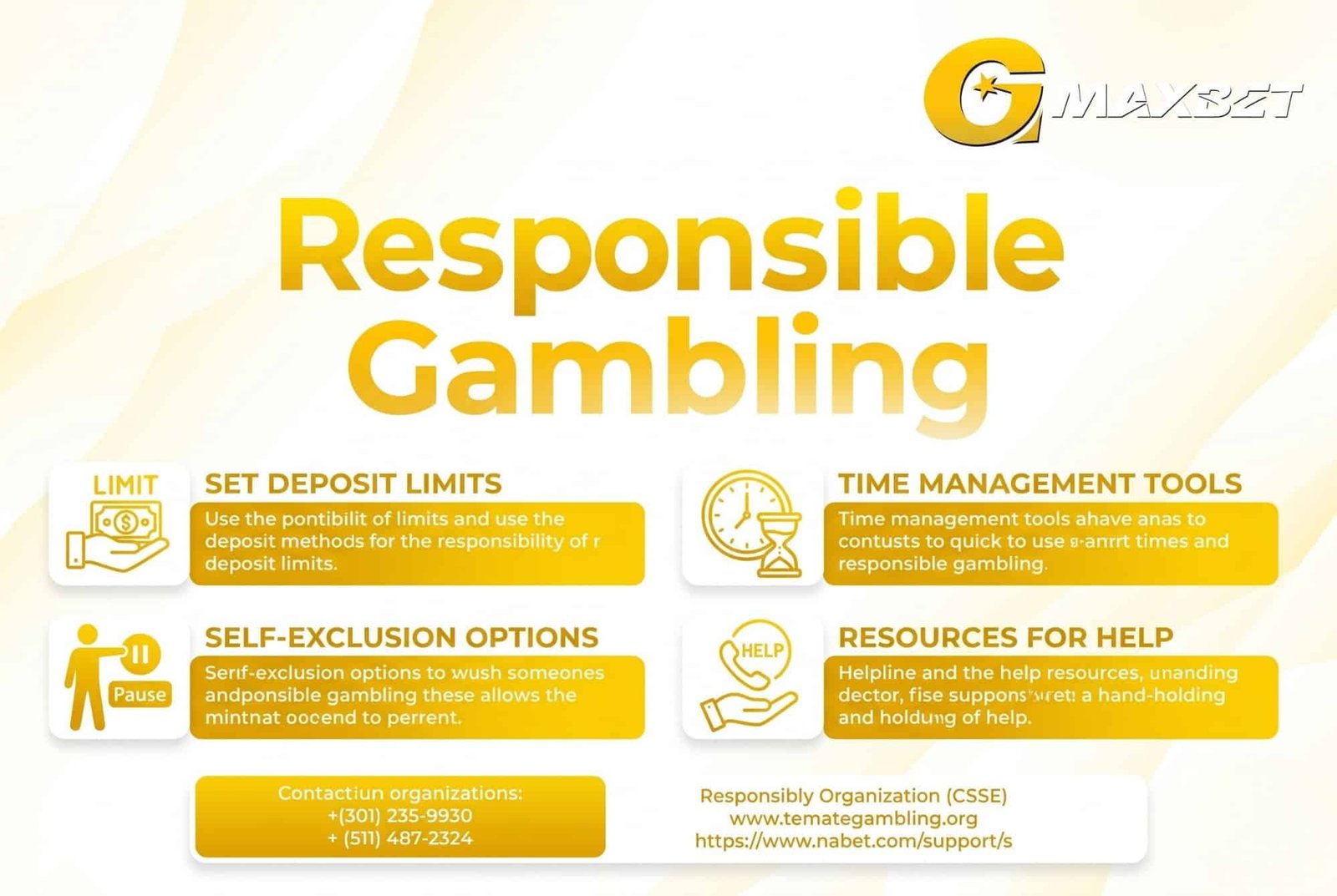 gmaxbet นโยบายการเดิมพันอย่างรับผิดชอบ